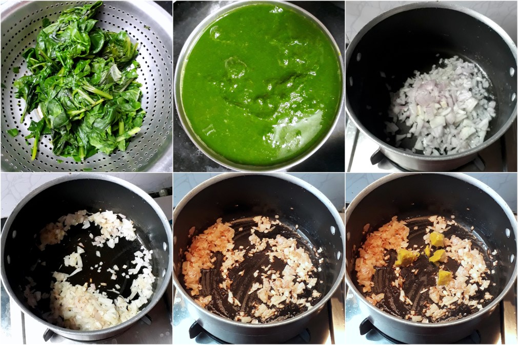 How to make Palak Paneer 1