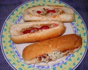 Indian Style Veg Hot Dog