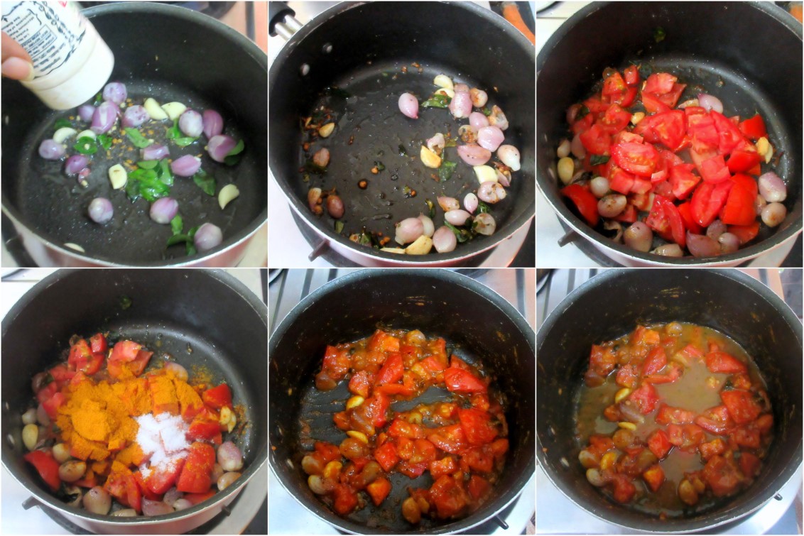 How to make Carrot Beans Sambar 2