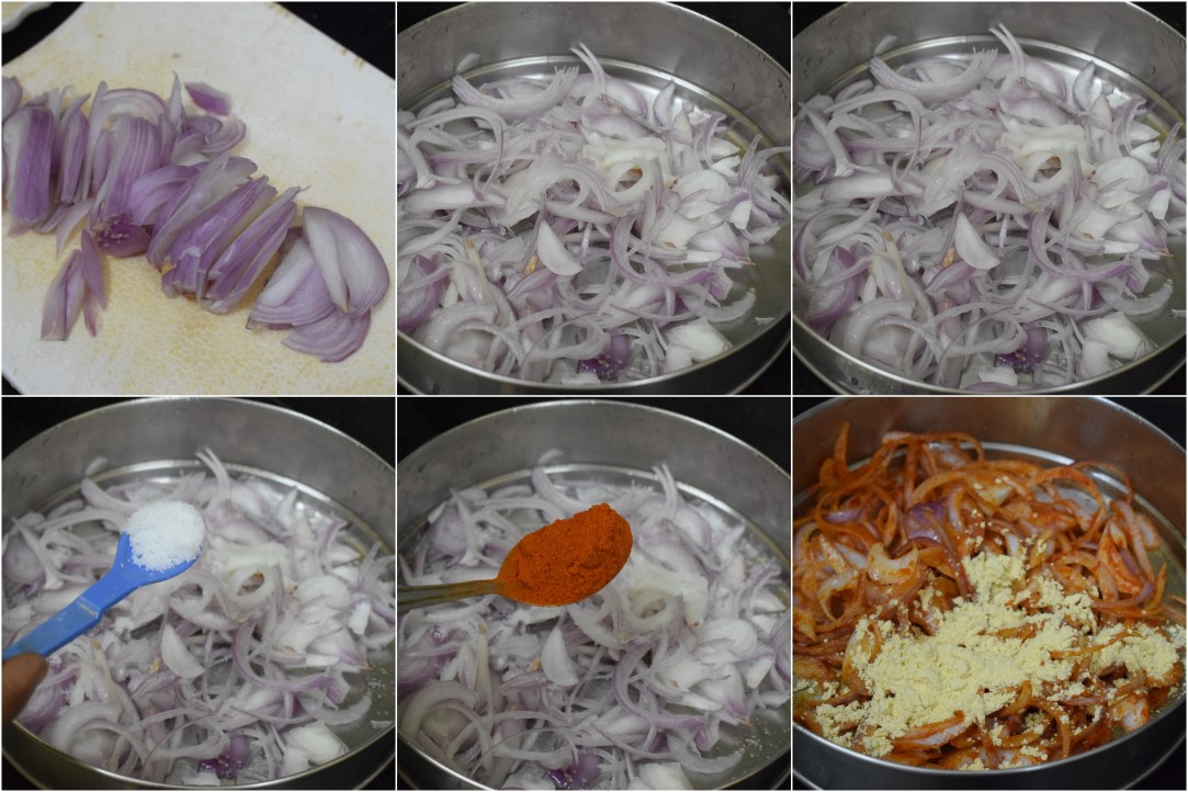 How to make Onion Pakoda 1