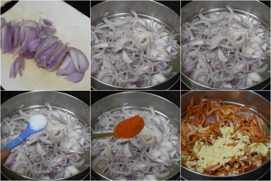How to make Onion Pakoda 1