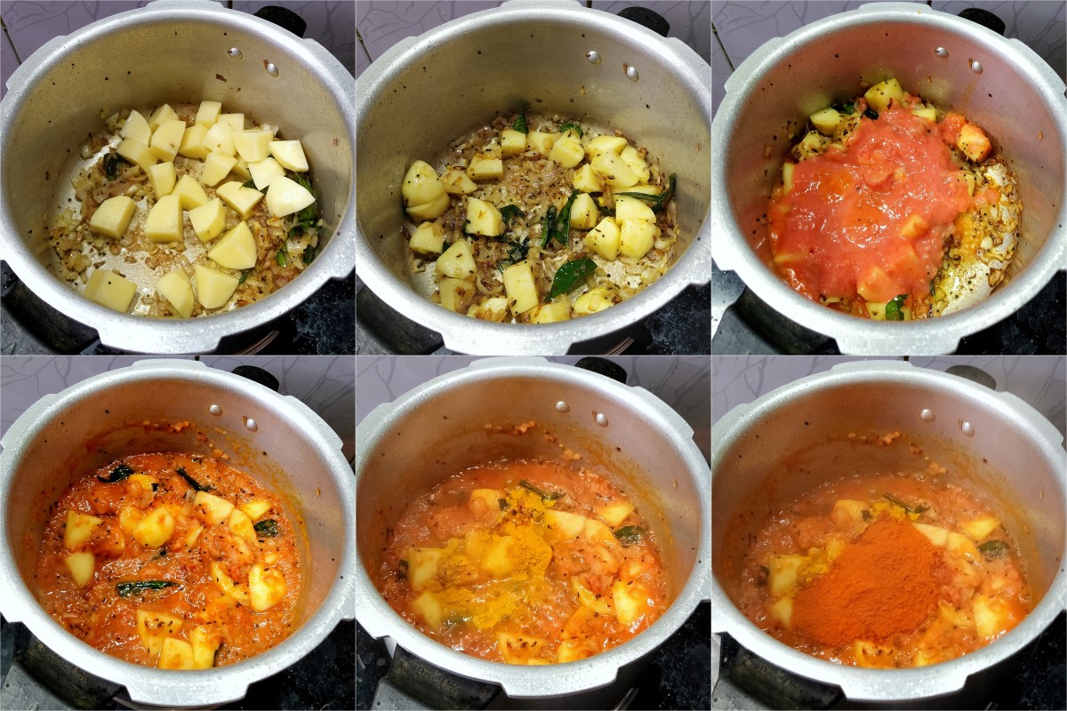 How to make Butter Beans Kurma 2