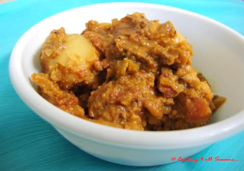 Jackfruit n Potato Kurma