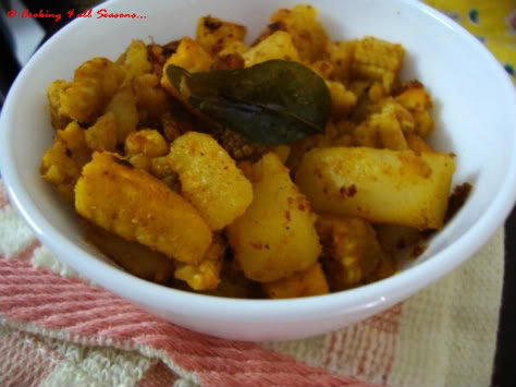 Baby Corn Potatoes Stir Fry