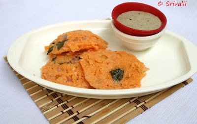 Dressed up Idli with Carrot