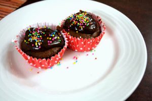 Mocha Chocolate Coffee Cupcakes Eggless