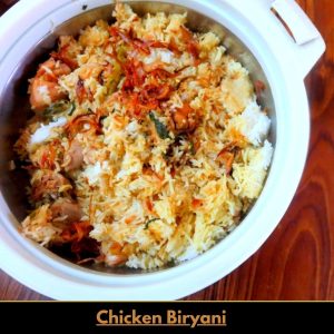 Chicken Biryani- Rice Cooker Style