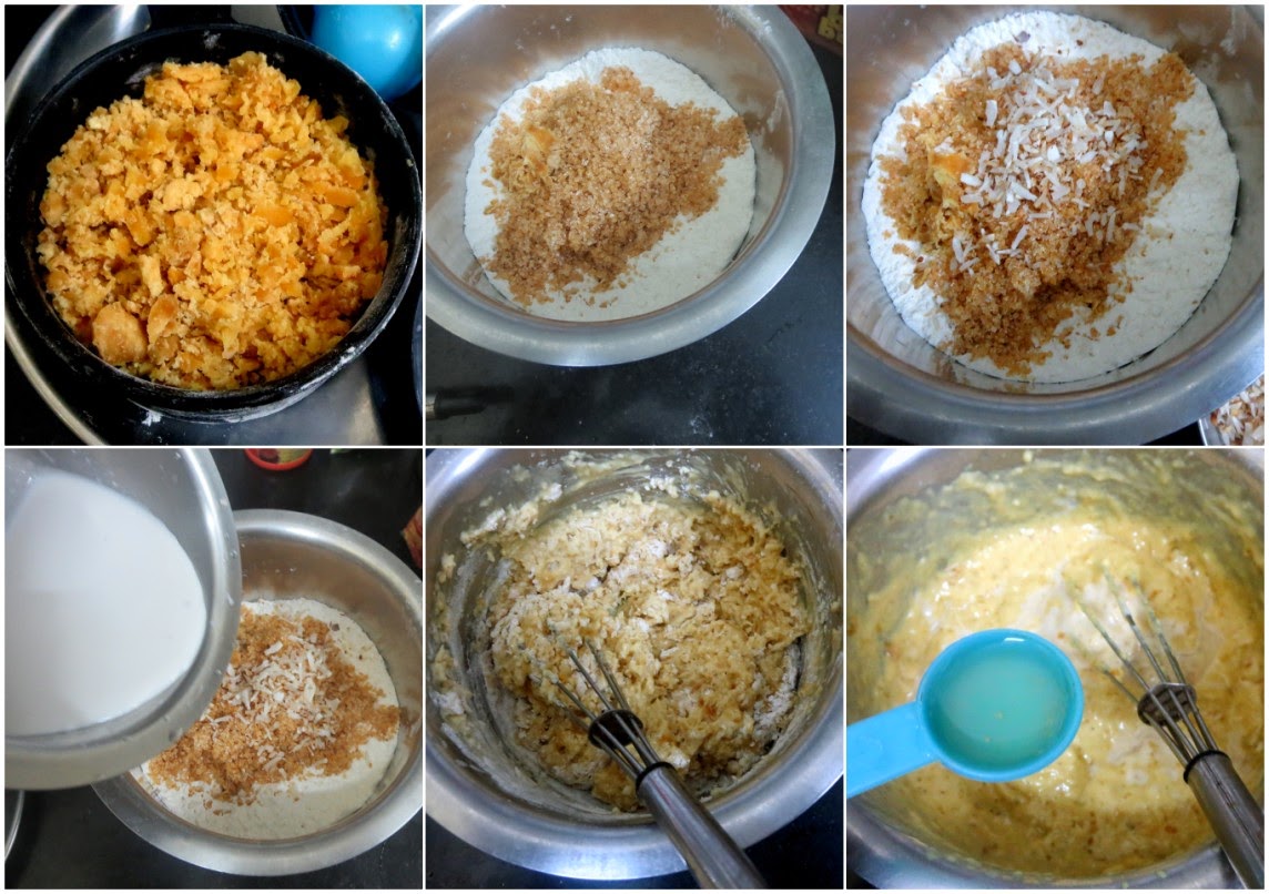 Eggless Butterless Vegan Coconut Muffin Making2