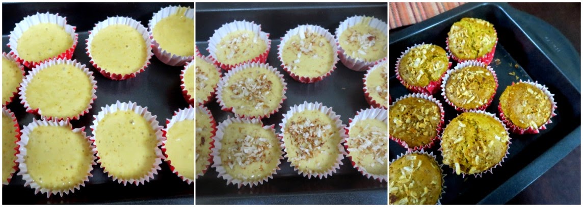 Eggless Butterless Vegan Coconut Muffin Making 3