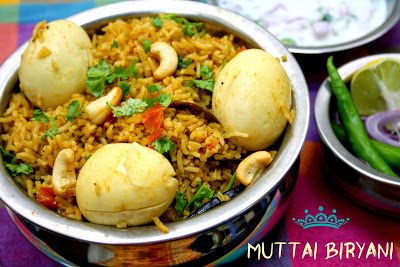 How to make Muttai Biryani How to make Muttai Biryani