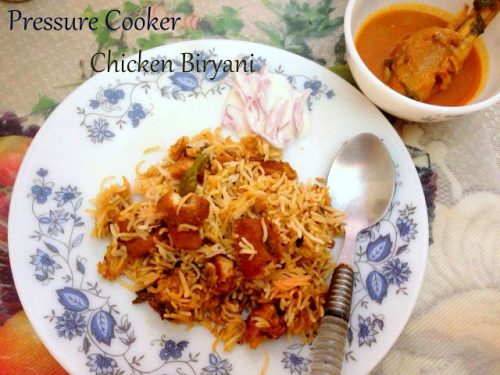 Chicken Biryani ~ Pressure Cooker Method