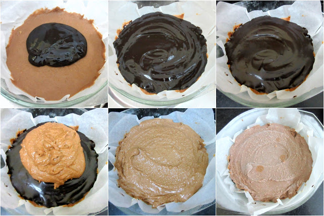 No Bake Truffle Biscuit Cake Making 4