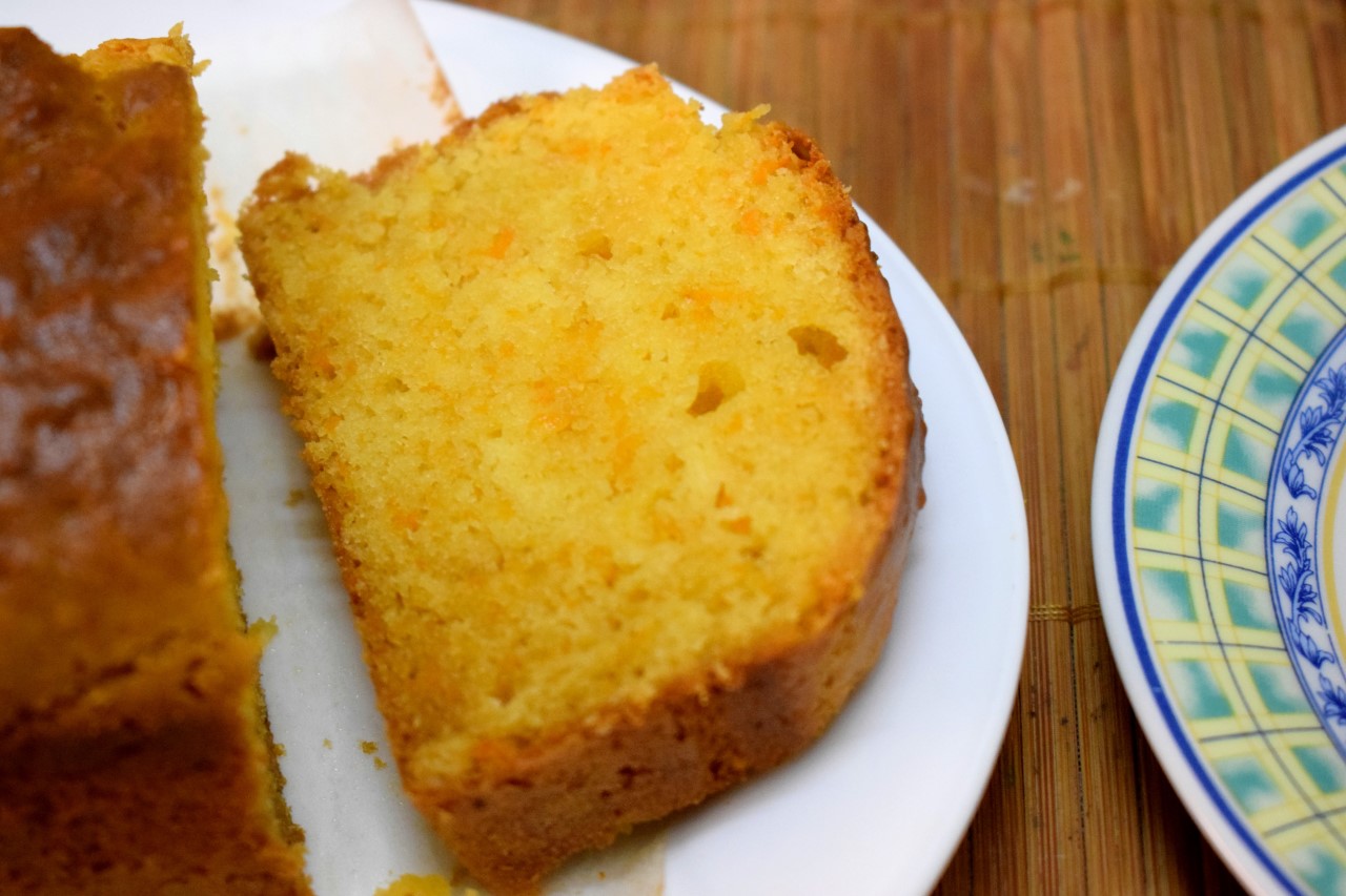 Carrot Mosambi Tea Cake