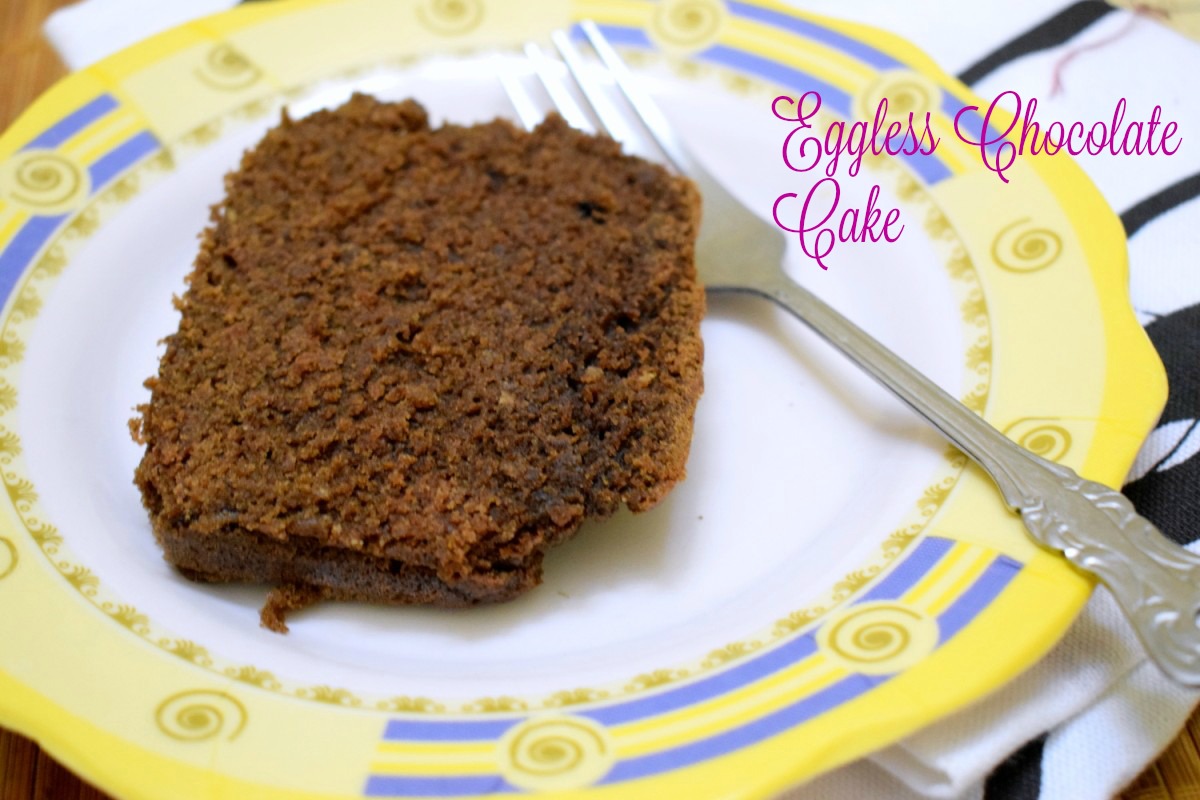 Eggless Chocolate Cake