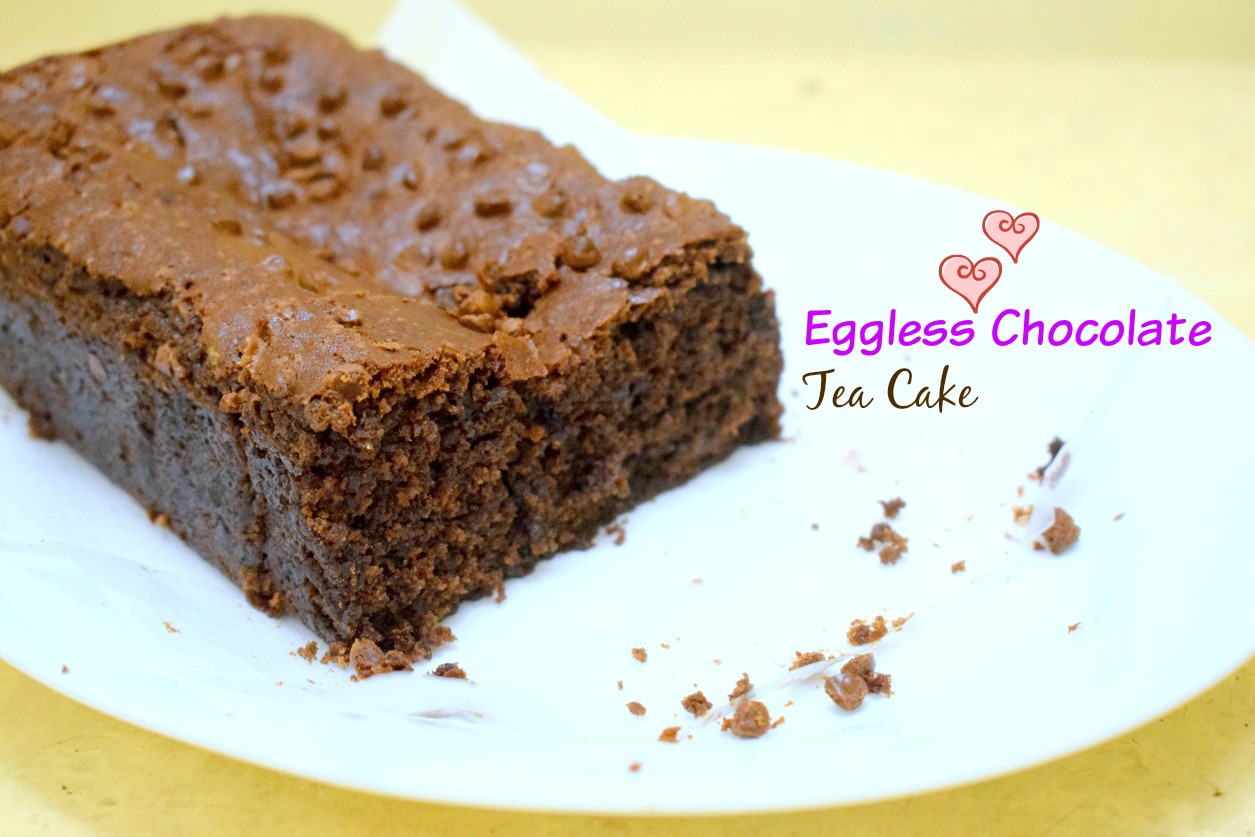 Basic Eggless Chocolate Tea Cake