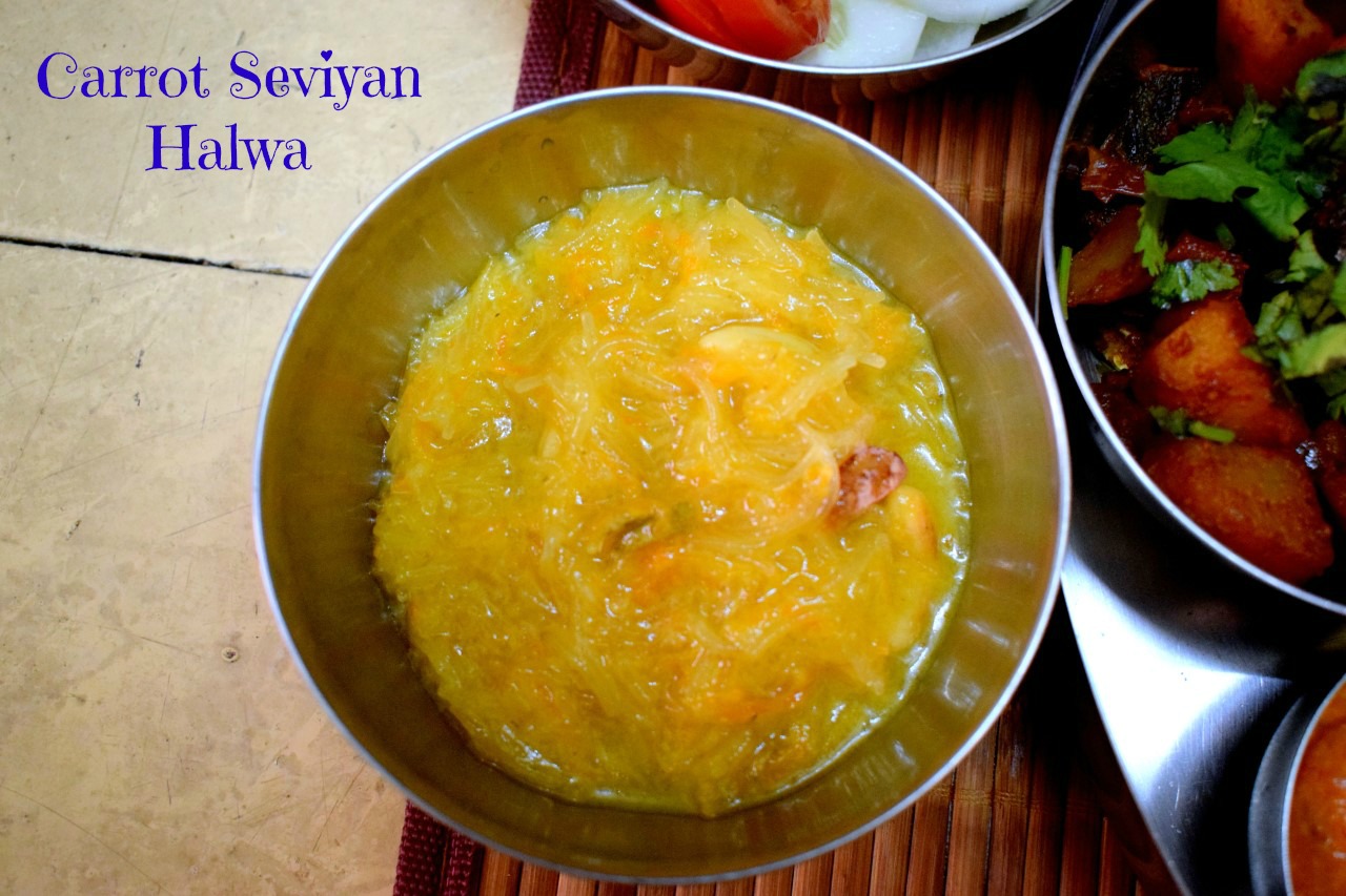 Carrot Seviyan Halwa