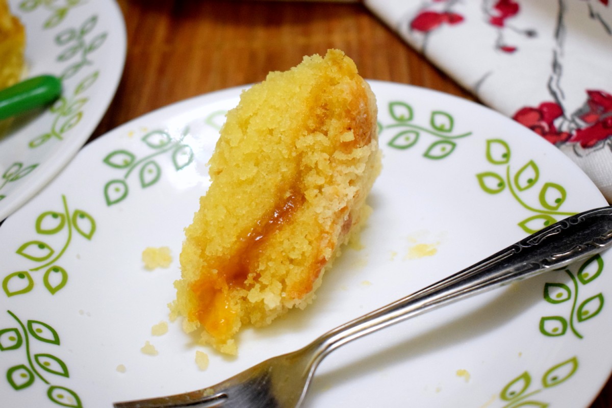 Vegan Mango Crumb Cake Slice