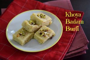 Khoya Badam Burfi