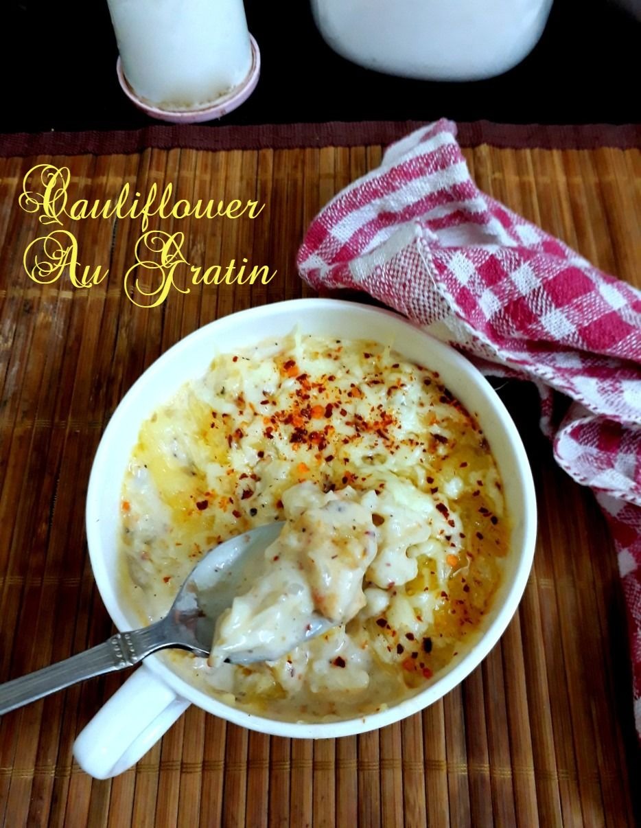 Baked Cauliflower Au Gratin