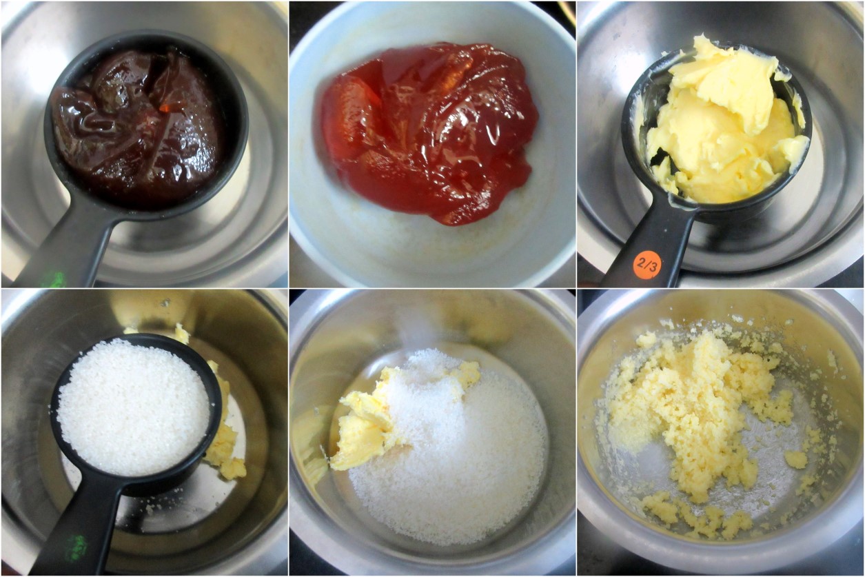 How to make Eggless Chocolate Apricot Pound Cake 1