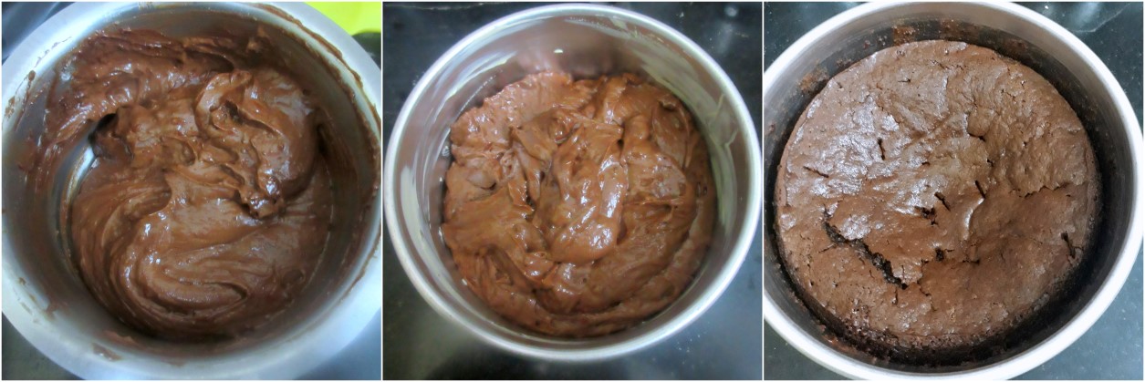 How to make Eggless Chocolate Apricot Pound Cake 3