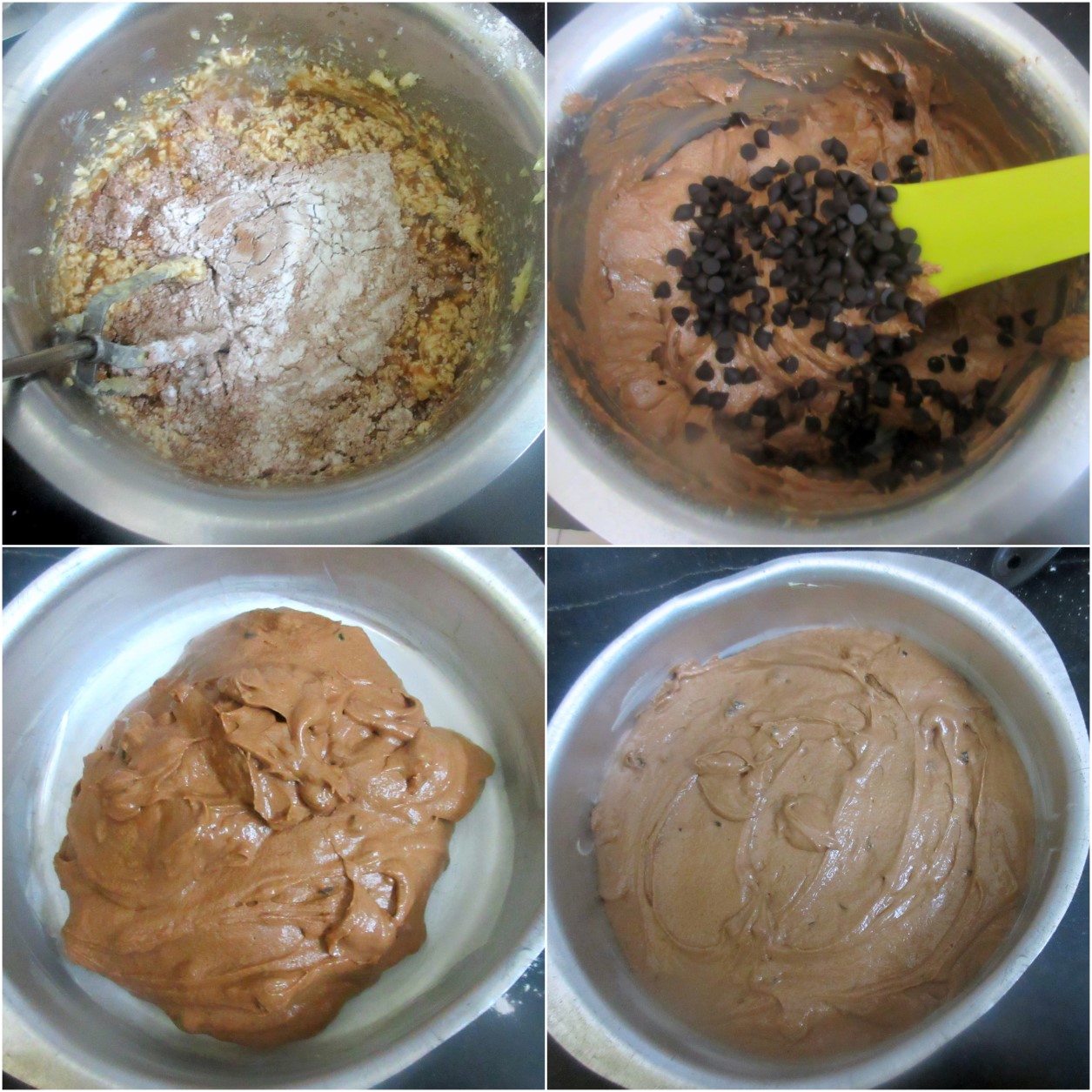 How to make Eggless Chocolate Pound Cake 3