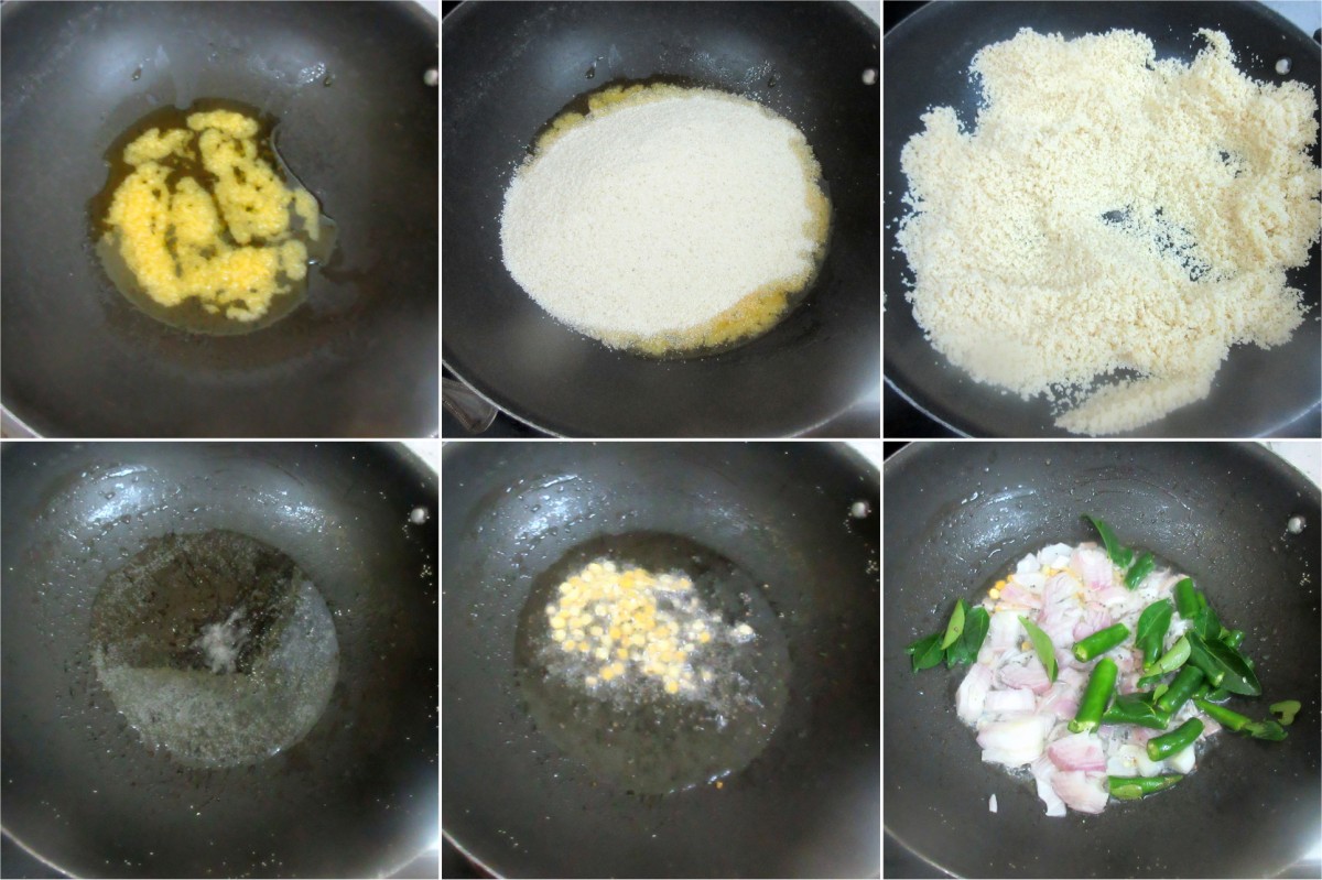 How to make Thakkali Upma 1