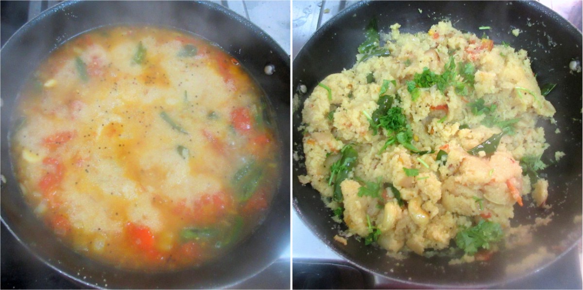 How to make Thakkali Upma 3