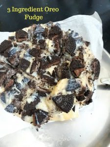 3 Ingredient Oreo Fudge