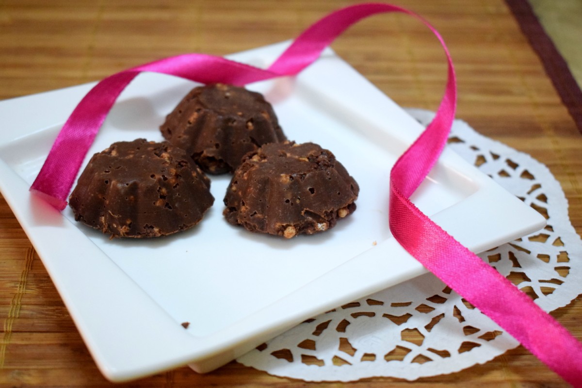 Rice Crisp Dark Chocolate Truffle Rice Crisp Dark Chocolate Truffle