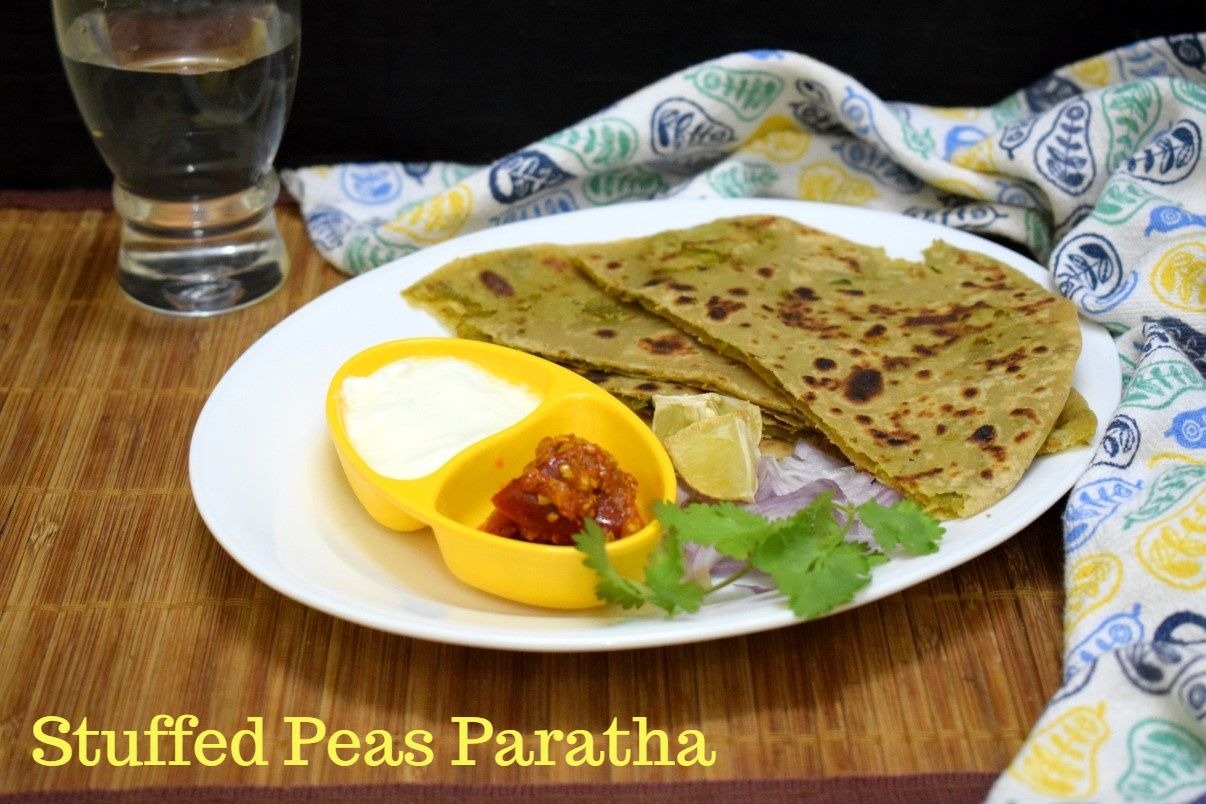 Stuffed Peas Paratha