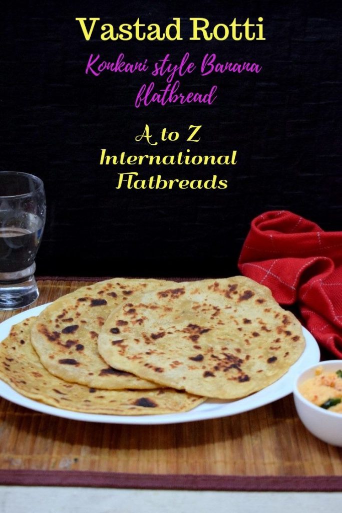 Vastad Rotti | Konkani style Banana Flatbread
