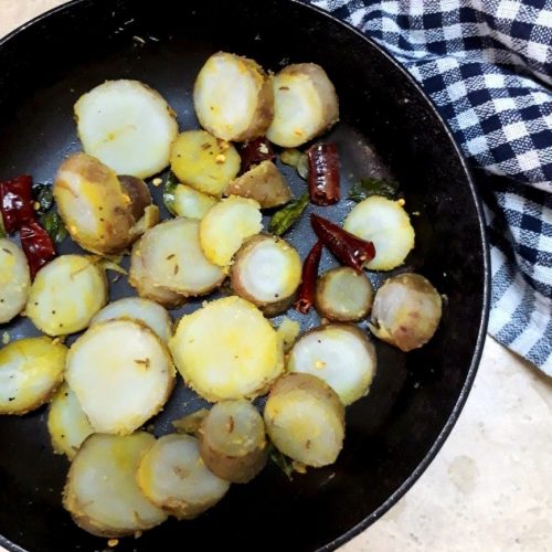 Chettinad Sauteed Sweet Potato