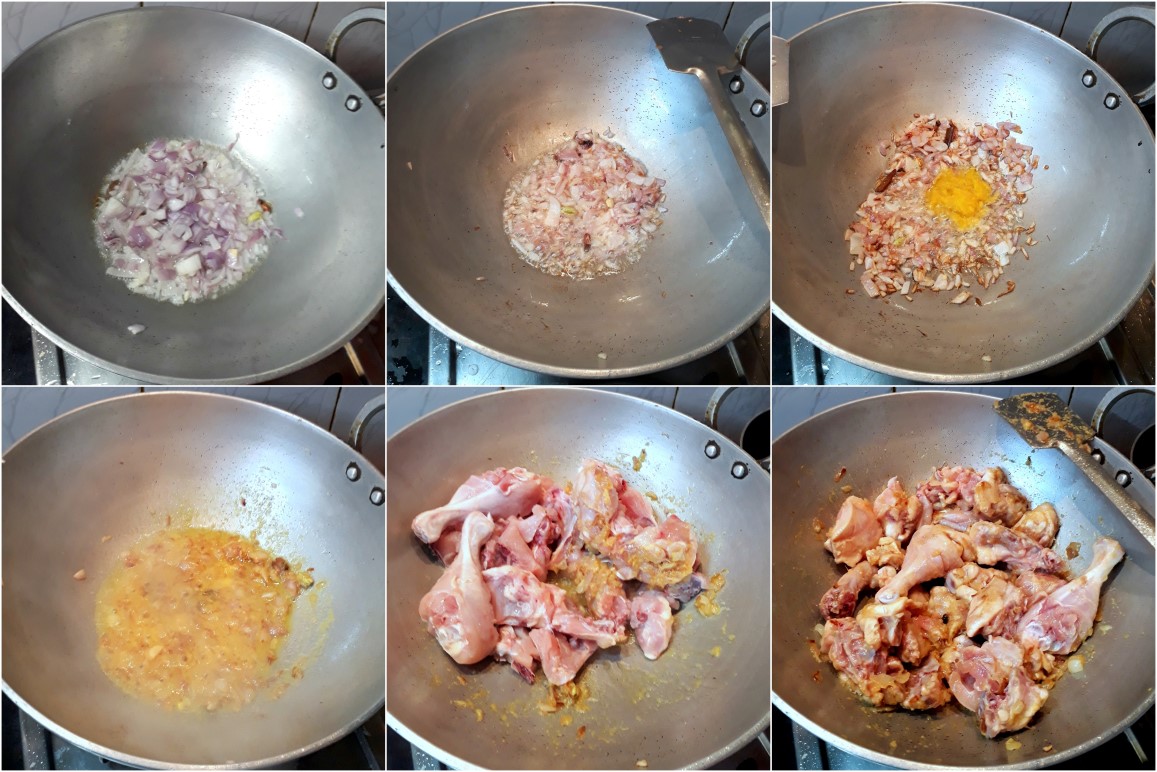 How to make Andhra Style Chicken Gravy 1