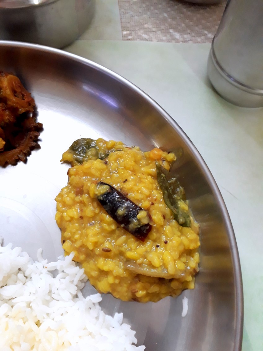 Andhra Style Mango Moong Dal