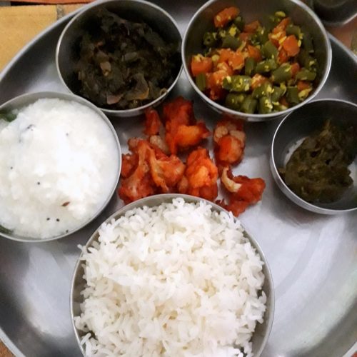 Chukka Aaku Chutney - Indian Mini Thali