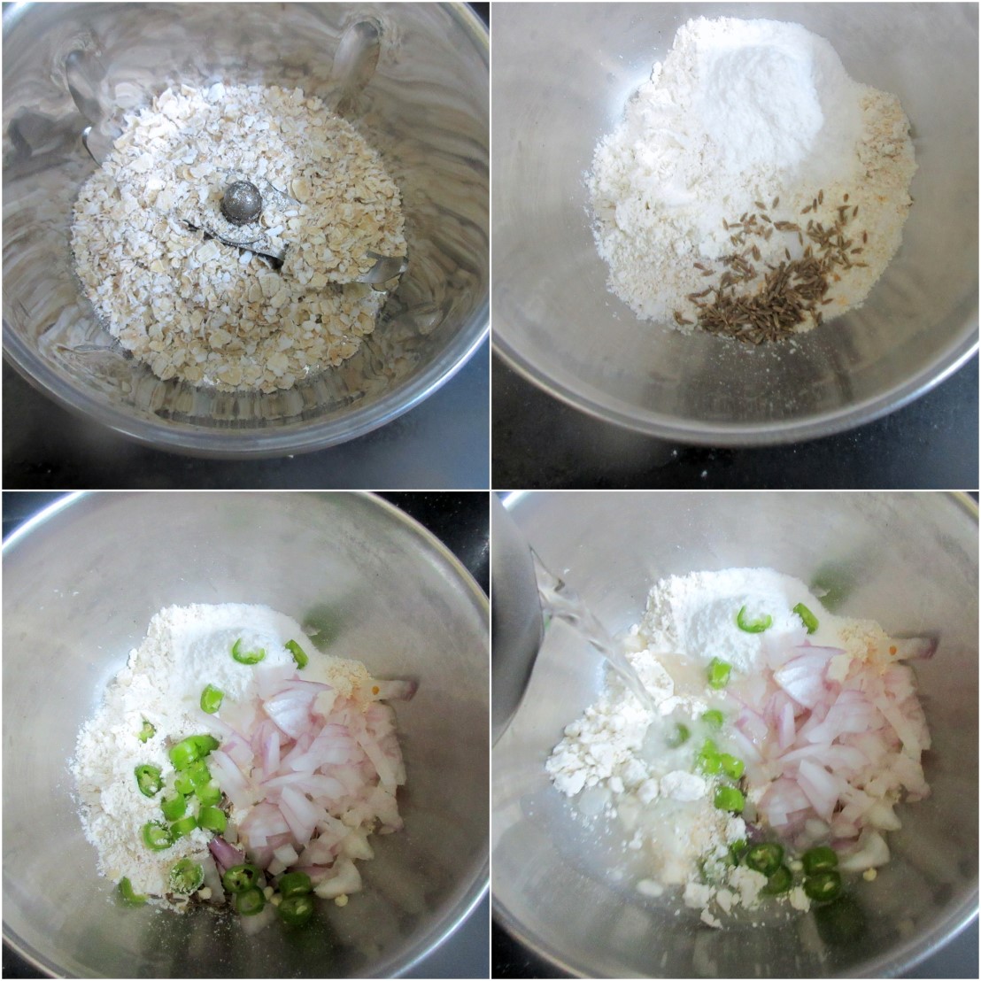 How to make Oats Dosa 1 How to make Oats Dosa 1