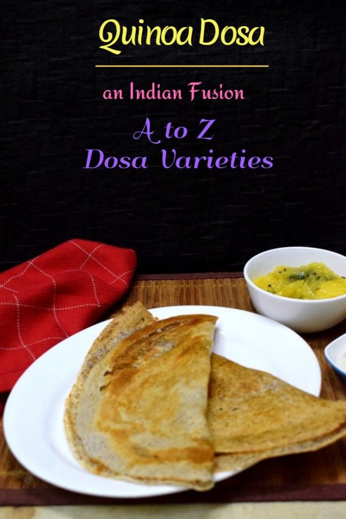 Quinoa Dosa A crispy Indian Fusion Dosa