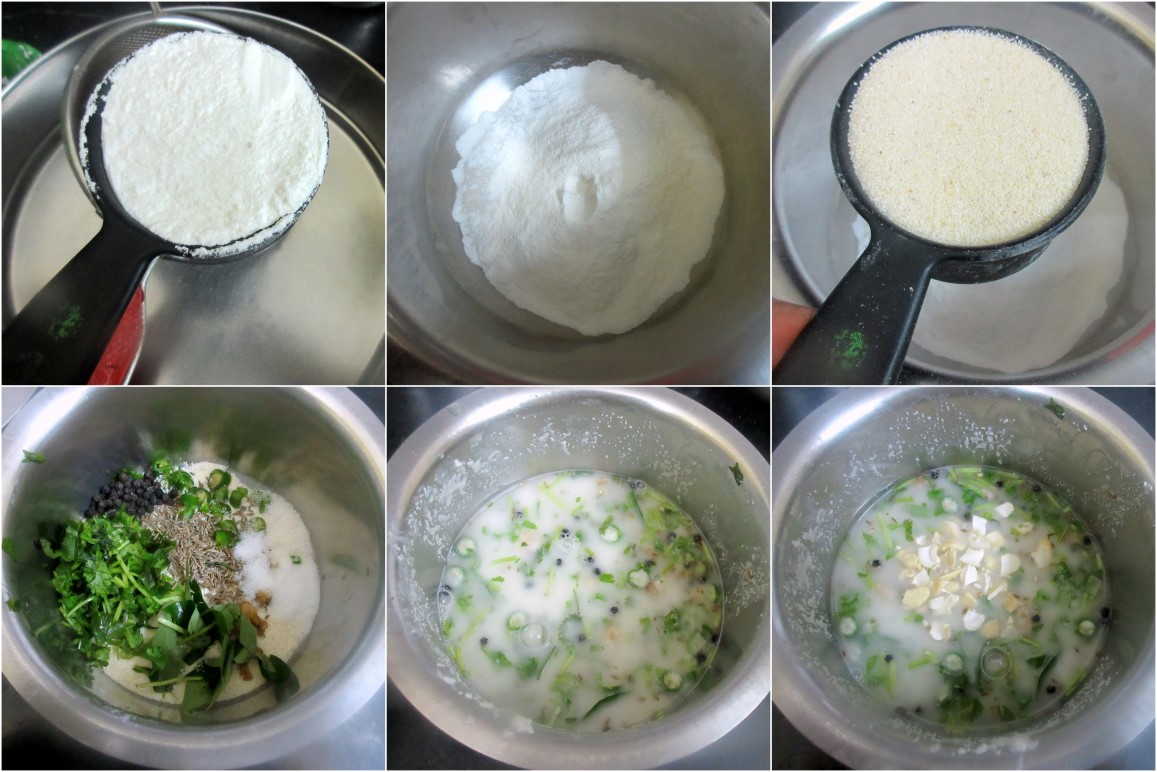 How to make Rava Onion Masala Dosa 2