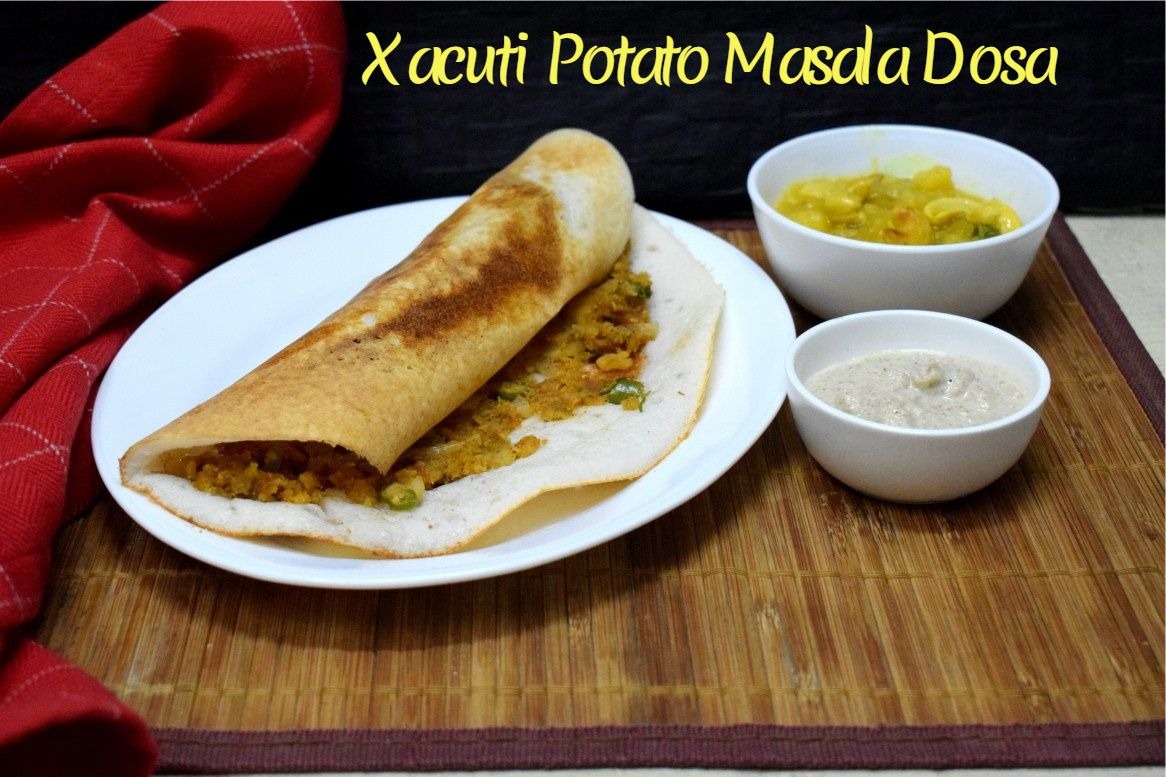 Xacuti Potato Masala Dosa