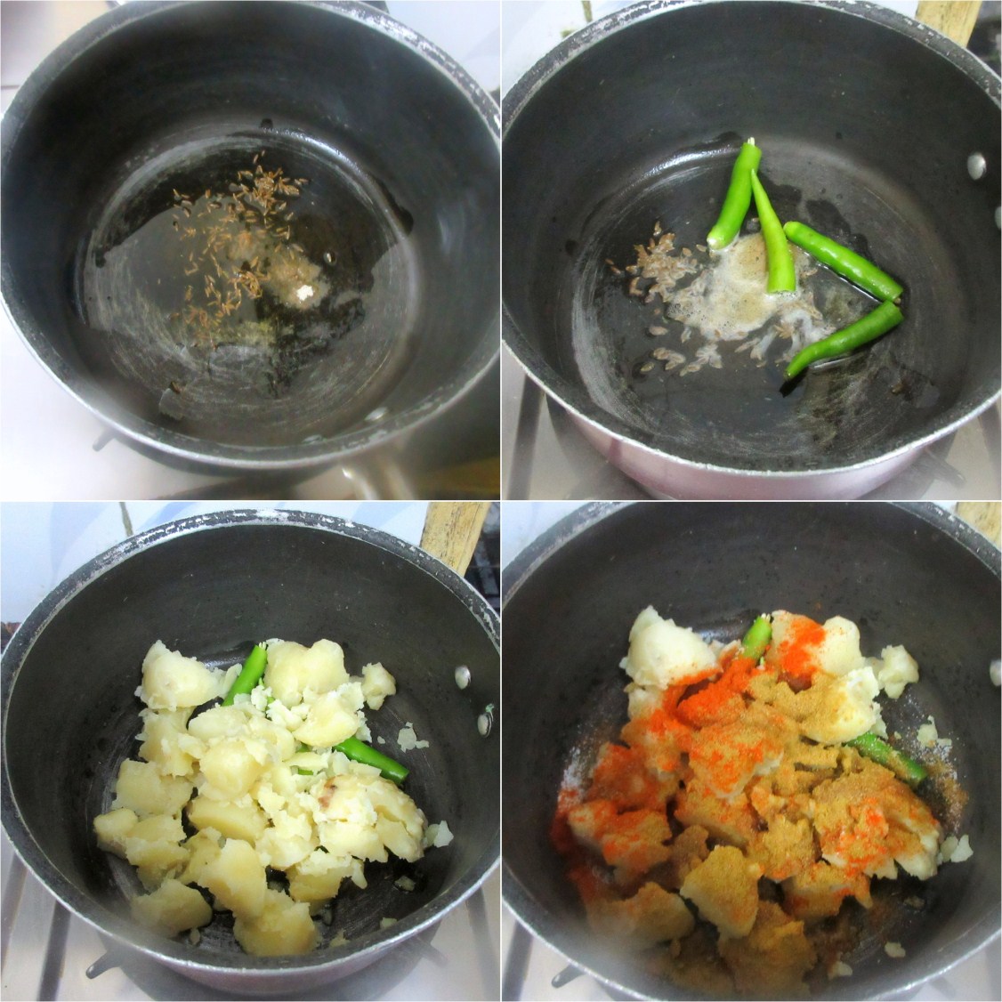 How to make No Onion No Tomato Aloo Sabzi 1