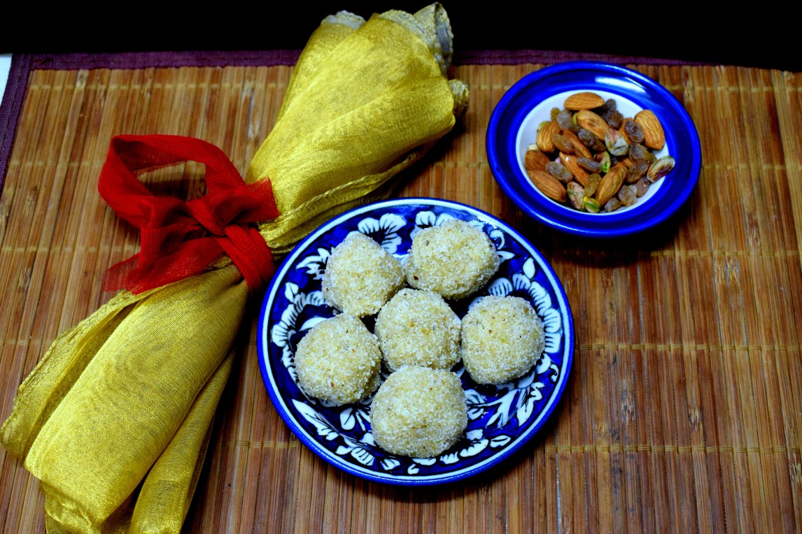 Mixed Nuts Rava Laddu Mixed Nuts Rava Laddu