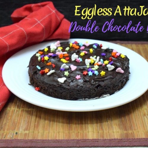 Eggless Atta Jaggery Double Chocolate Brownie