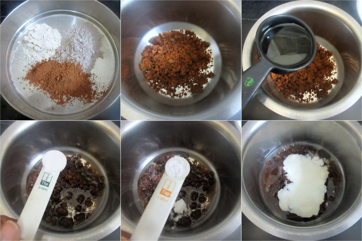 Eggless Wholewheat Ragi Triple Chocolate Cake 1 Eggless Wholewheat Ragi Triple Chocolate Cake 1