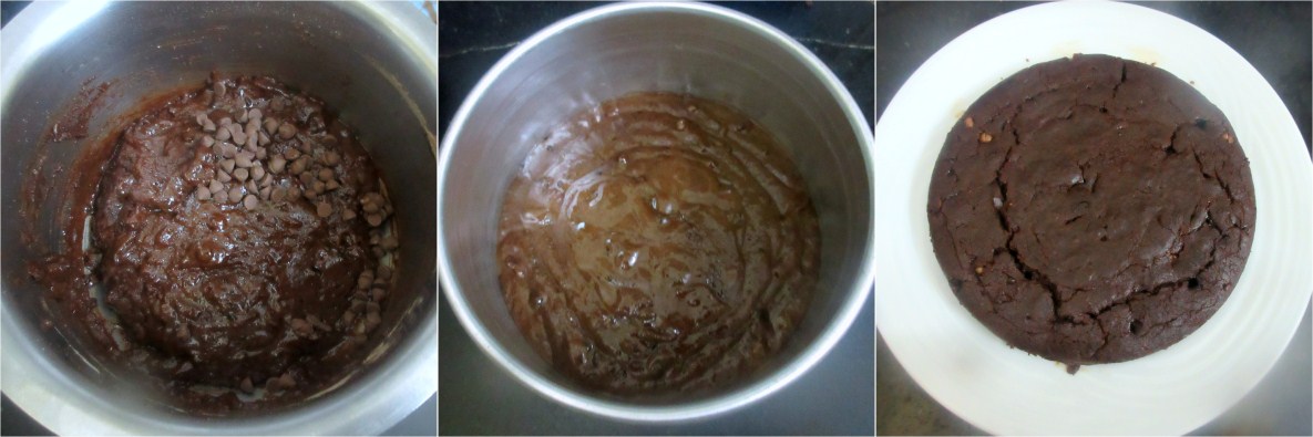 Eggless Wholewheat Ragi Triple Chocolate Cake 3 Eggless Wholewheat Ragi Triple Chocolate Cake 3