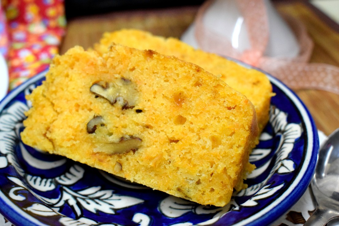 Eggless Carrot Cake