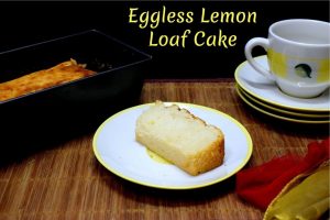 Eggless Lemon Loaf Cake