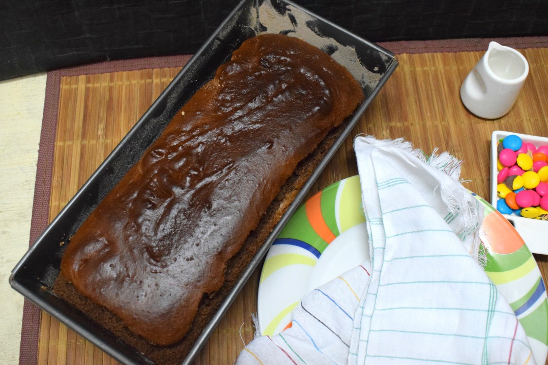 Eggless Wheat Flour Condensed Milk Chocolate Cake