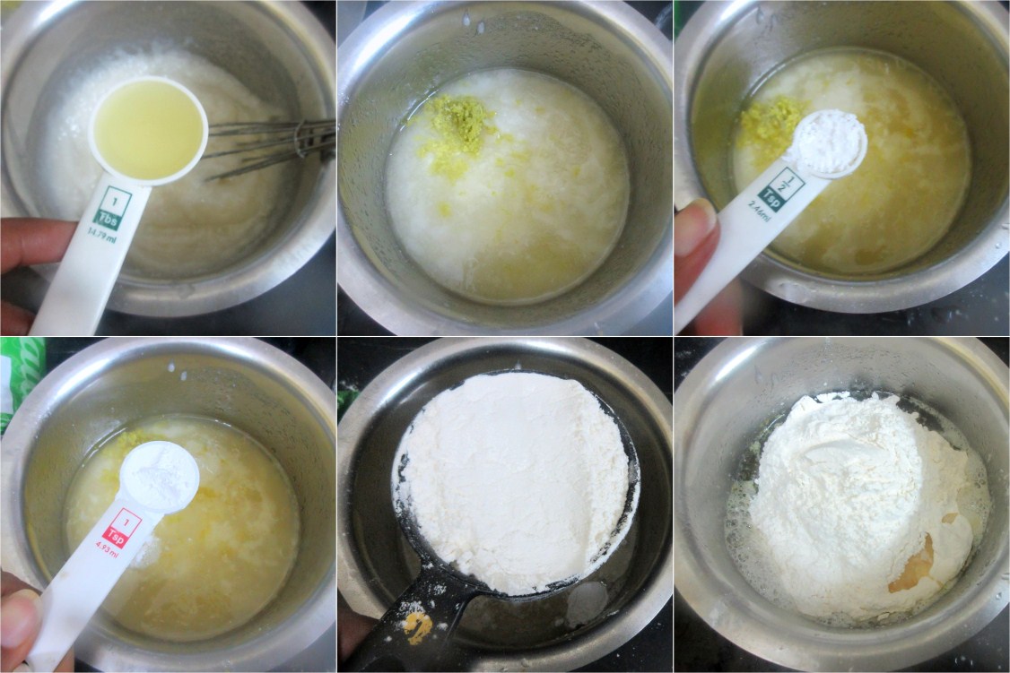 How to make Eggless Lemon Loaf Cake 2