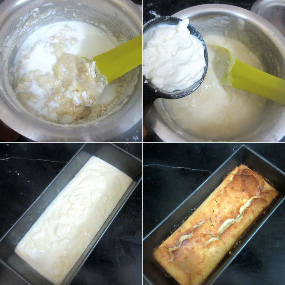 How to make Eggless Lemon Loaf Cake 3